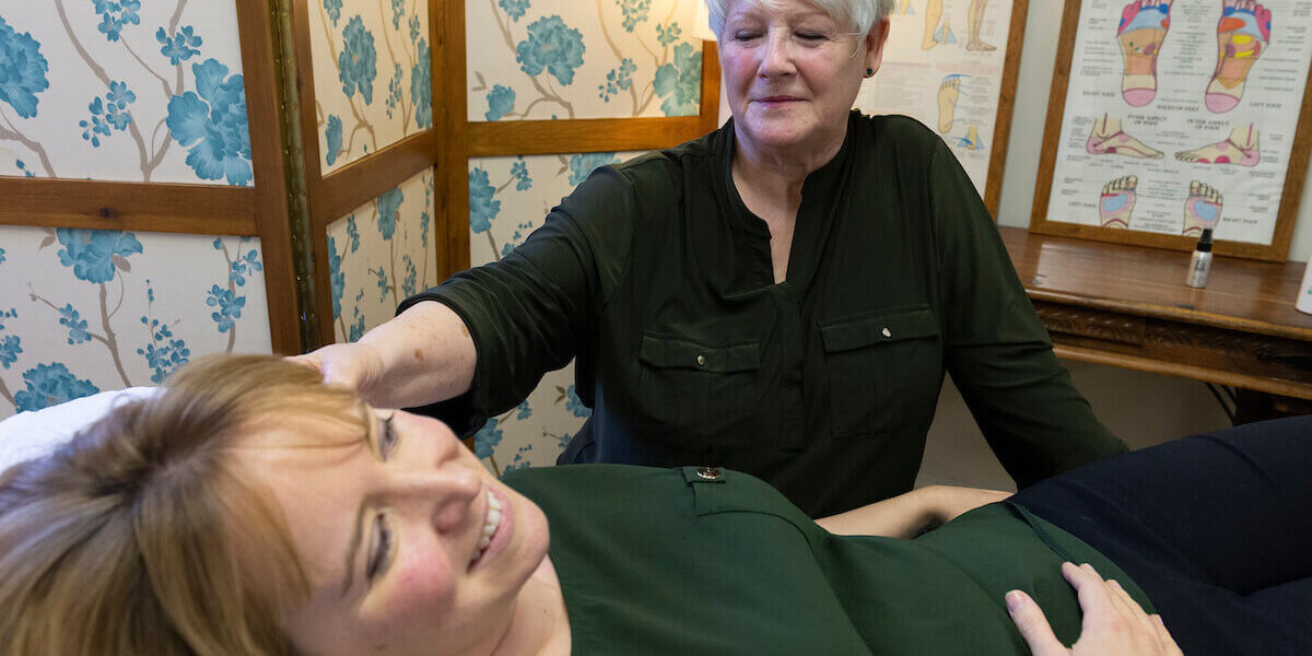 Integrated Therapist, Tricia Wright with a patient